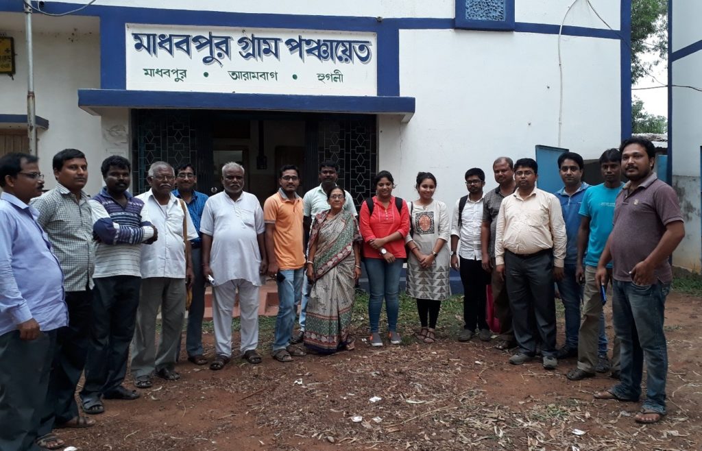 SIGMA Foundation officials with the GP members of Madhabpur, Hooghly