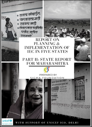 Report on Planning and Implementation of IEC/SBCC Activities in Maharashtra